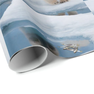 Glossy Wrapping Paper Polar Bear