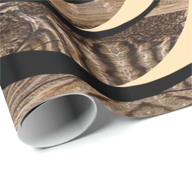 Glossy Wrapping Paper Wood (Roll Corner)