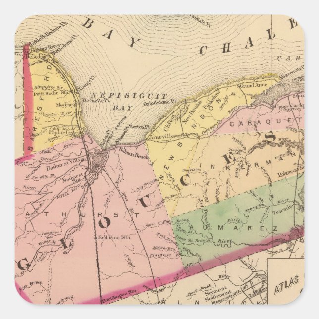 Gloucester Co, NB Square Sticker (Front)