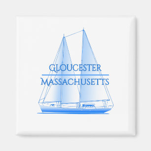 Gloucester Coastal Nautical Sailing Sailor Magnet