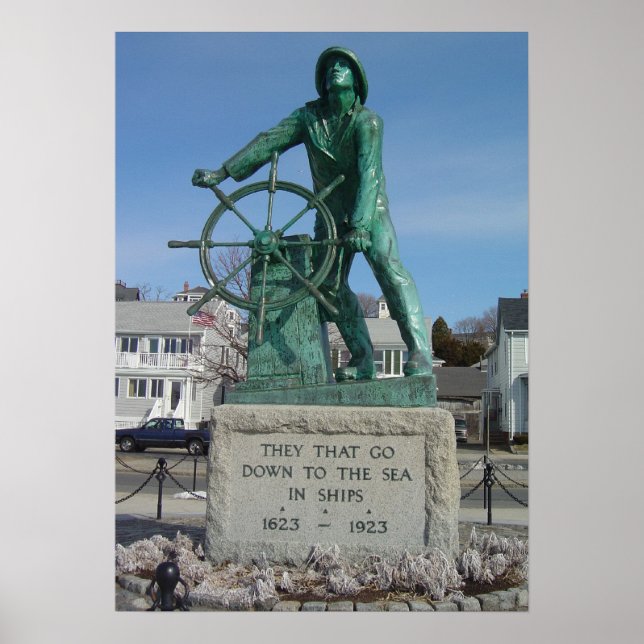 Gloucester Fishermen Memorial Poster (Front)