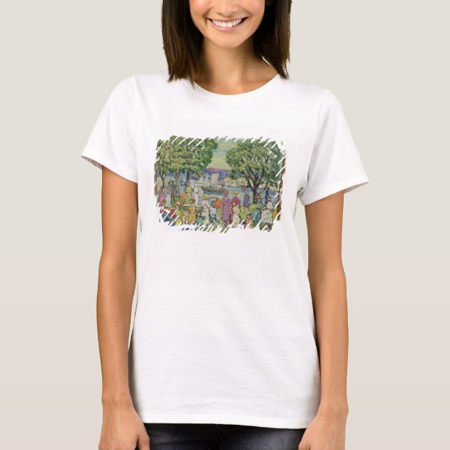 Gloucester Harbour (oil on canvas) T-Shirt (Front)