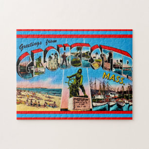  Gloucester MA Greeting Jigsaw Puzzle