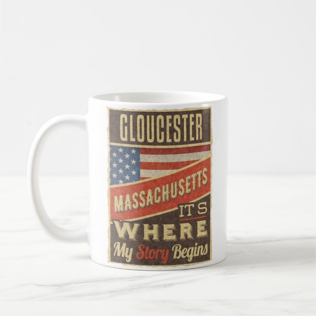 Gloucester Massachusetts Coffee Mug (Left)