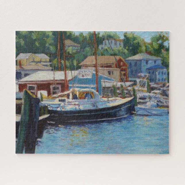 Gloucester Scenic Fishing Boats Jigsaw Puzzle (Horizontal)