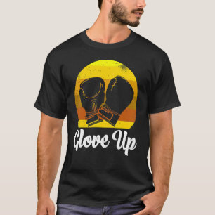 Glove Up Retro  Women Boxing Mummy Sports Love T-Shirt