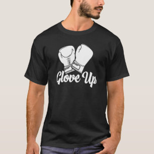 Glove Up Retro Women Boxing Sports Love T-Shirt