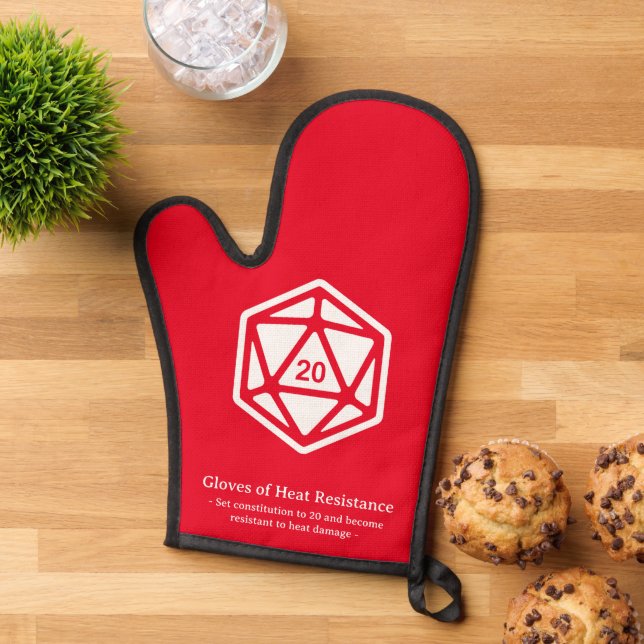 Gloves of Heat Resistance Oven Mitt (Top down)