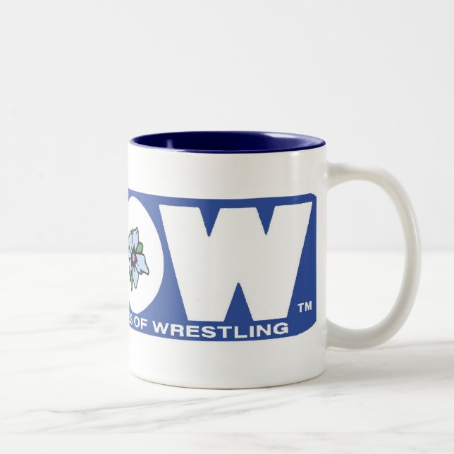 GLOW Big Mug Blue Logo (Right)