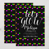 Glow Birthday Confetti Neon Glow In The Dark Party