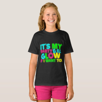 Glow Birthday Party Tshirt