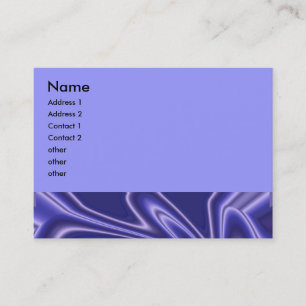 glow blue business card