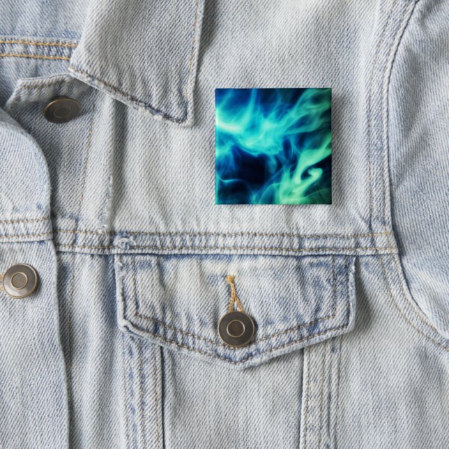 Glow Bomb 15 Cm Square Badge (In Situ)