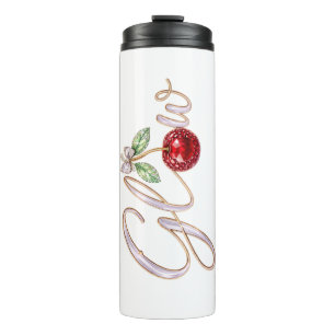 Glow Cherry – Glam Thermal Tumbler