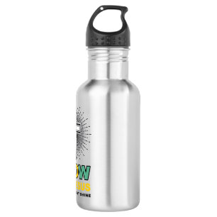 Glow For Jesus Christian Cross Light Shirt Design_ 532 Ml Water Bottle