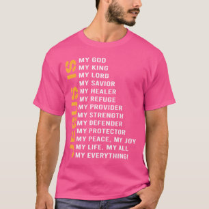 Glow-For Jesus Let Your Light Faith Cross Christia T-Shirt