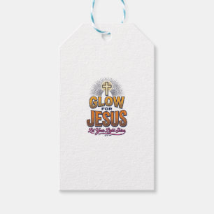 Glow for Jesus Let Your Light Shine Christian Desi Gift Tags