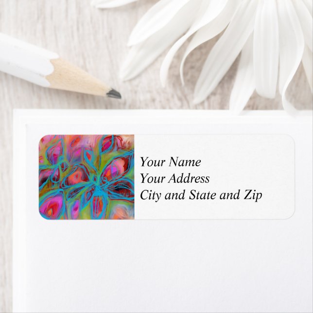 Glow Garden Return Address Labels (Insitu)