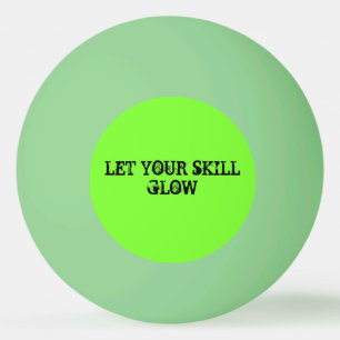 "Glow" Glow-In-The-Dark Ping Pong Ball
