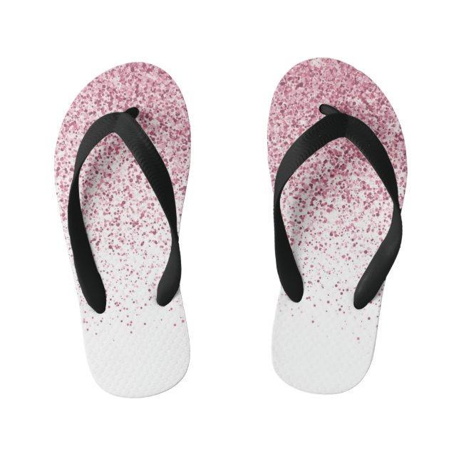 Glow Gradient Pattern 2 Kid's Jandals (Footbed)