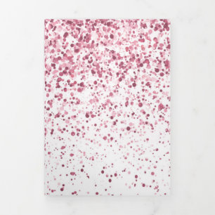 Glow Gradient Pattern 2 Tri-Fold Holiday Card