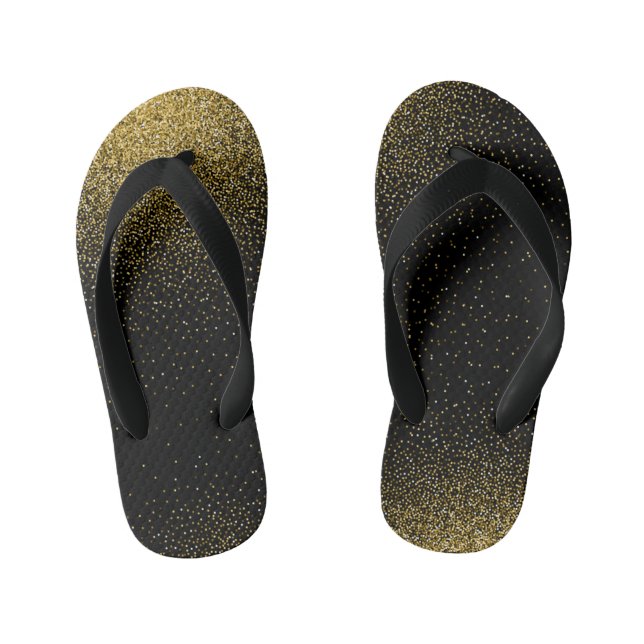 Glow Gradient Pattern 4 Kid's Jandals (Footbed)