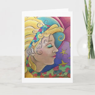 Glow greeting card