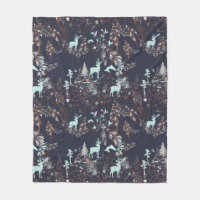 Glow in dark nature boho tribal pattern