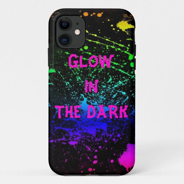 Glow In The Dark iPhone Case (Back)