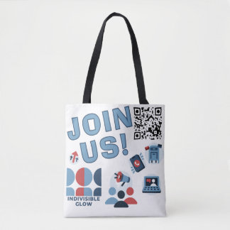 GLOW JOIN US! VISIBILITY  TOTE BAG