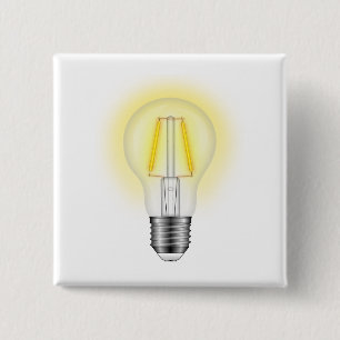 Glow Lamp 15 Cm Square Badge