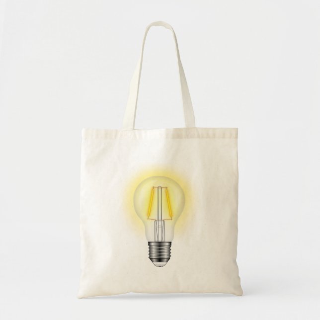 Glow Lamp Tote Bag (Front)