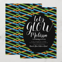 Glow Lines Birthday Confetti Neon Glow In The Dark