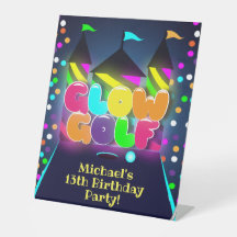 Glow Miniature Golf Birthday Party