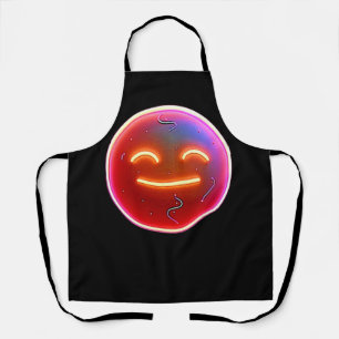 Glow of Joy: Digital Emoticon Apron