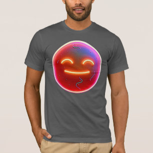 Glow of Joy: Digital Emoticon T-Shirt