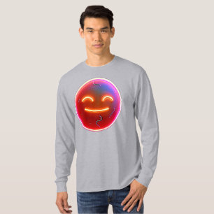 Glow of Joy: Digital Emoticon T-Shirt
