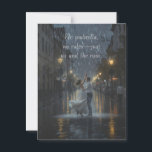 Glow of Us Postcard<br><div class="desc">A romantic street scene where a girl and boy dance in the rain under glowing streetlights. The rain and light blend into a dreamy, magical atmosphere, creating a poetic vision of love, warmth, and hope.</div>