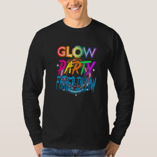 Glow Party Father In Law Paint Splatter Effect Gl T-Shirt