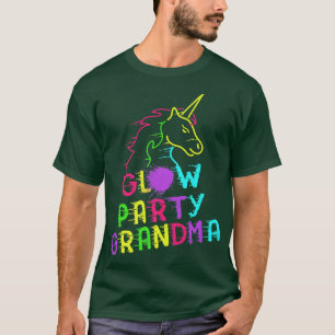 Glow Party Grandma s For Women Cool Bday Crazy Par T-Shirt
