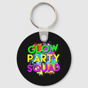 Glow Party Squad Halloween Costume For Women Men K Key Ring