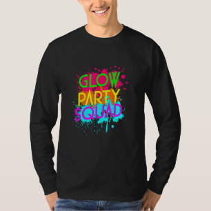 Glow Party Squad Halloween Group T-Shirt