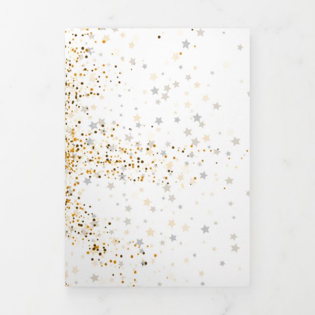 Glow Star 2 Tri-Fold Holiday Card (Cover)