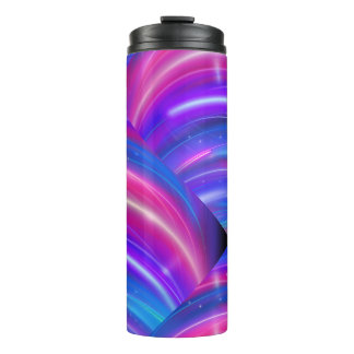 Glow Stripes - Vibrant & Dynamic Thermal Tumbler
