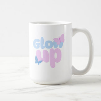 Glow Up Bold Butterfly Aesthetic Design Coffee Mug