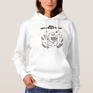 Glow up Love Beyond the Veil – Cute Ghost Mom Art Hoodie