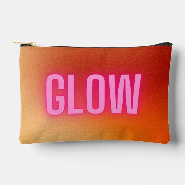 Glow vibes accessory Pouch (Front)