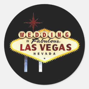 Glow WEDDING In Fabulous Las Vegas Sticker