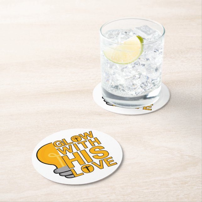 Glow With His Love Coasters (Insitu)