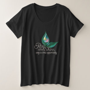 Glow Within – Rise and Shine Gracefully Plus Size T-Shirt